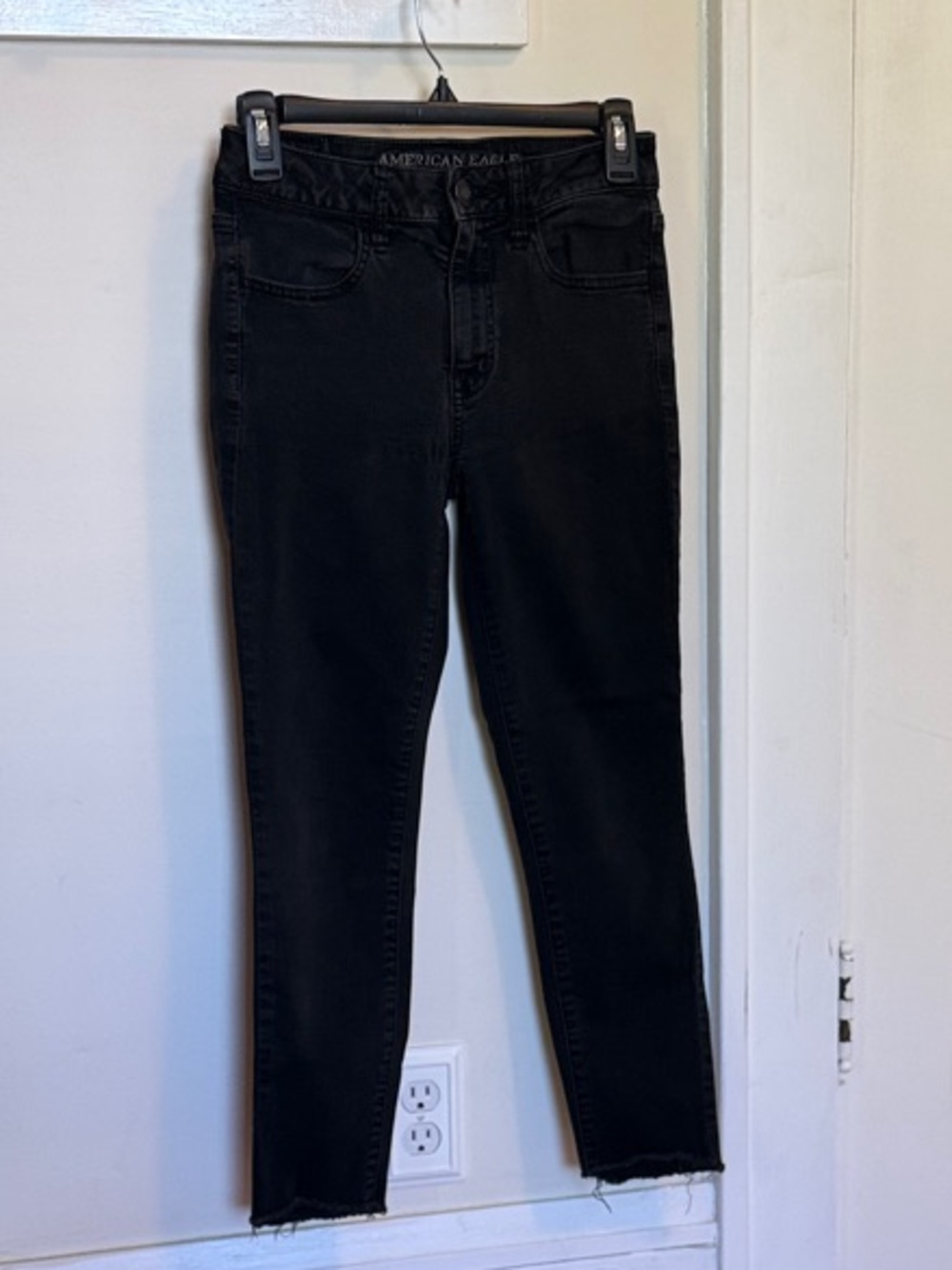 American Eagle Outfitters Black Hi-Rise Jegging Jeans